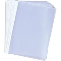 マルマン ルーズリーフ クリアポケットリーフ タフ&クリアー A4 30穴 L460FX10 1箱(50枚入×10冊)（直送品）