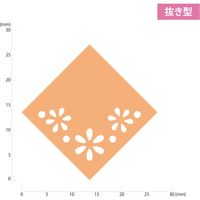 呉竹 クラフトパンチ キュアパンチコーナー フラワーズ SBKPC110-10 1個
