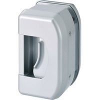 【機構部品・建築金物（ハンドル・取手・引手）】シブタニ 引戸用ラッチハンドル EL-612　L 1個（直送品）