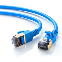 サンワサプライ カテゴリ8細径LANケーブル CAT8 ケーブル径4.0mm ブルー 0.3m KB-T8SL-003BL 1個
