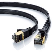 サンワサプライ カテゴリ8フラットLANケーブル ケーブル厚さ2.8mm 7m ブラック KB-T8FL-07BK 1個