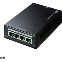 サンワサプライ PoEインジェクター 4ポート対応 at/af規格 合計120Wまで LAN-GIHINJ3 1個