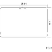 サンワサプライ 富士通 ARROWS Tab Q5010対応ブルーライトカット液晶保護指紋反射防止フィルム LCD-F5010BCAR 1枚