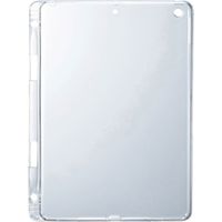 サンワサプライ iPad 10.2インチ Apple Pencil収納ポケット付きクリアカバー PDA-IPAD1618CL 1個