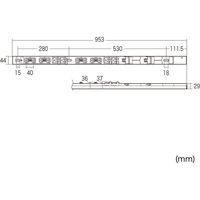 延長コード 電源タップ 3m IEC（C13/19） 12個口 ブラック TAP-SV23012C19LKN サンワサプライ 1個（直送品）