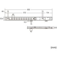 延長コード 電源タップ 3m 3P（ピン） 9個口 ブラック TAP-SV209BN サンワサプライ 1個（直送品）