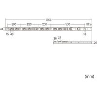延長コード 電源タップ 3m IEC C13 20個口 ブラック TAP-SV23020C19LKN サンワサプライ 1個（直送品）