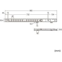 延長コード 電源タップ 3m 3P（ピン） 12個口 ブラック TAP-SV2012BN サンワサプライ 1個（直送品）