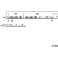 延長コード 電源タップ 3m IEC C13 12個口 ブラック TAP-SV23012LKN サンワサプライ 1個（直送品）