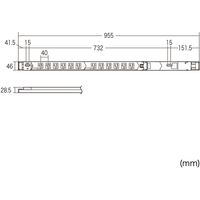 延長コード 電源タップ 3m 3P（ピン） 12個口 ブラック TAP-SVSL1512BN サンワサプライ 1個（直送品）