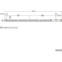 延長コード 電源タップ 3m 3P（ピン） 24個口 ブラック TAP-SVSL1524BN サンワサプライ 1個（直送品）