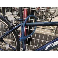 サギサカ 極太シリンダーロック 60cm ネイビー 43366 1個