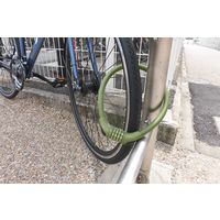 サギサカ 極太ダイヤルロック 60cm カーキ 43989 1個