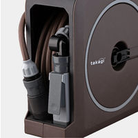 【園芸用品】タカギ ナノ ネクスト 20m ブラウン RM1220BR 1台 ホースリール