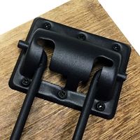 アビテ アーバン・フォールドラウンドテーブル ブラック JN-503-BK 1個（直送品）