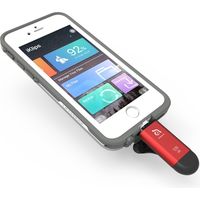 ADAM elements iKlips C Lightning USBメモリ 128GB レッド ADRAD128GKLCRDJ 1個