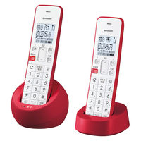 シャープ コードレス電話機 JD-S08CW-R （子機2台タイプ）