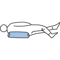 日本エンゼル 体位変換クッション(トンネル型)　1132　ブルー 1個　介援隊カタログ（直送品）