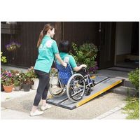シコク 車いす用スロープ　段ない・ス　628ー060　175cm 1台　　　介援隊カタログ W1511（直送品）