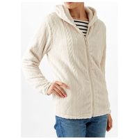 セルヴァン 毛布でつくったふわふわパーカー　アイボリー　M 033625102 1枚　【介護用衣類】介援隊カタログ（直送品）