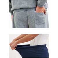 セルヴァン 裏起毛パジャマ　男性用　ネイビー　LL-3L 033751604 1枚　【介護用衣類】介援隊カタログ（直送品）