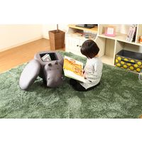 不二貿易 アニマルスツール 収納付き 幅670×奥行360×高さ360mm カバ 34925 1台（直送品）