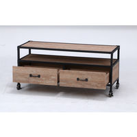 不二貿易 クルト TVボード 幅1100×奥行400×高さ500mm ナチュラル 98973 1台（直送品）