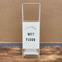 アビテ アタンシヨン・アンブレラスタンド ZU-501-WH 1個（直送品）