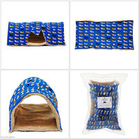 リーフ にゃんこのもぐりんトンネル ブルー ハンドメイド 107797 1個（直送品）