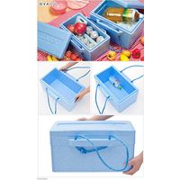 バイオグルーム 発泡クーラーボックス　Ｔｉー１８０Ｐ　保冷剤付き 2250001689942 1個（直送品）