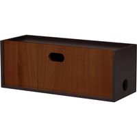 【軒先渡し】ヤマソロ Maronie 収納ボックス 電源タップ 幅400×奥行148×高さ150mm 77-307 1台（直送品）