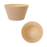 リーフ スイレン鉢 2色セット(ベージュ・ブラウン)睡蓮 ハス 鉢 2250001874232 1セット（直送品）