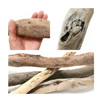 リーフ (大型)形状お任せ 棒状流木 ロング(長さ100cm以上) 5本セット DIY素材 213691 1セット（直送品）