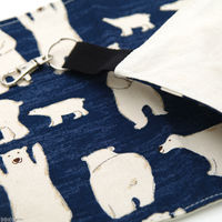 リーフ しろくま柄ハンモック【ネイビー】S 20×30 ハンドメイド 368226 1個（直送品）