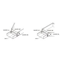 ネグロス電工 段違い継ぎ金具スーパーダイマ SDDPD2010RL 1個（直送品）