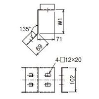 ネグロス電工 口径違い金具 スーパーダイマ SDDPR2010L 1個（直送品）