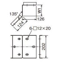 ネグロス電工 口径違い金具 スーパーダイマ SDDPR3020L 1個（直送品）