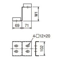 ネグロス電工 口径違い金具 スーパーダイマ SDDPR4010S 1個（直送品）