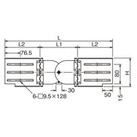 ネグロス電工 子桁付・上下左右自在継ぎ金具 15ARB3 1箱(1対)（直送品）