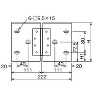 ネグロス電工 水平自在継ぎ金具 15ARBG1 1個（直送品）