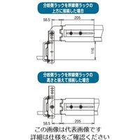 ネグロス電工 マルチ型水平自在接続金具SD SDQRBL1 1組（直送品）