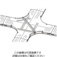 ネグロス電工 X用屋根形カバーたわみ防止具 SDCVXJ60Y 1個（直送品）