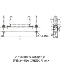 ネグロス電工 短尺ダクター ステンレス SD2T120 1本（直送品）