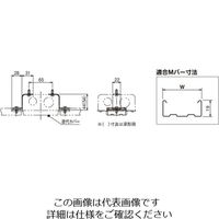 ネグロス電工 ボックス支持金具 Mバー用 TSB140 1箱(20個)（直送品）