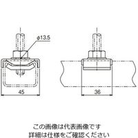 ネグロス電工 ダクター吊り金具 ステンレス SDHUW3 1袋(10個)（直送品）