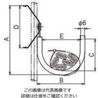 ネグロス電工 ケーブル支持金具 吊ボルト用 6WCRW3 1袋(20個)（直送品）