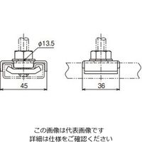 ネグロス電工 ダクター吊り金具 ステンレス SDHUSW3 1袋(10個)（直送品）