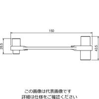 ネグロス電工 ラチェットメガネレンチ MAK1823HG 1個（直送品）