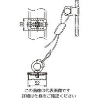 ネグロス電工 落下防止補助金具 CFP1 1箱(10個)（直送品）
