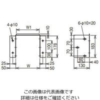 ネグロス電工 アルミダクト 盤接続金具 ADU4020 1個（直送品）